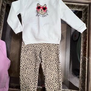Garanimals sweatshirt and Leggings 5T